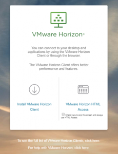 installing vmware horizon